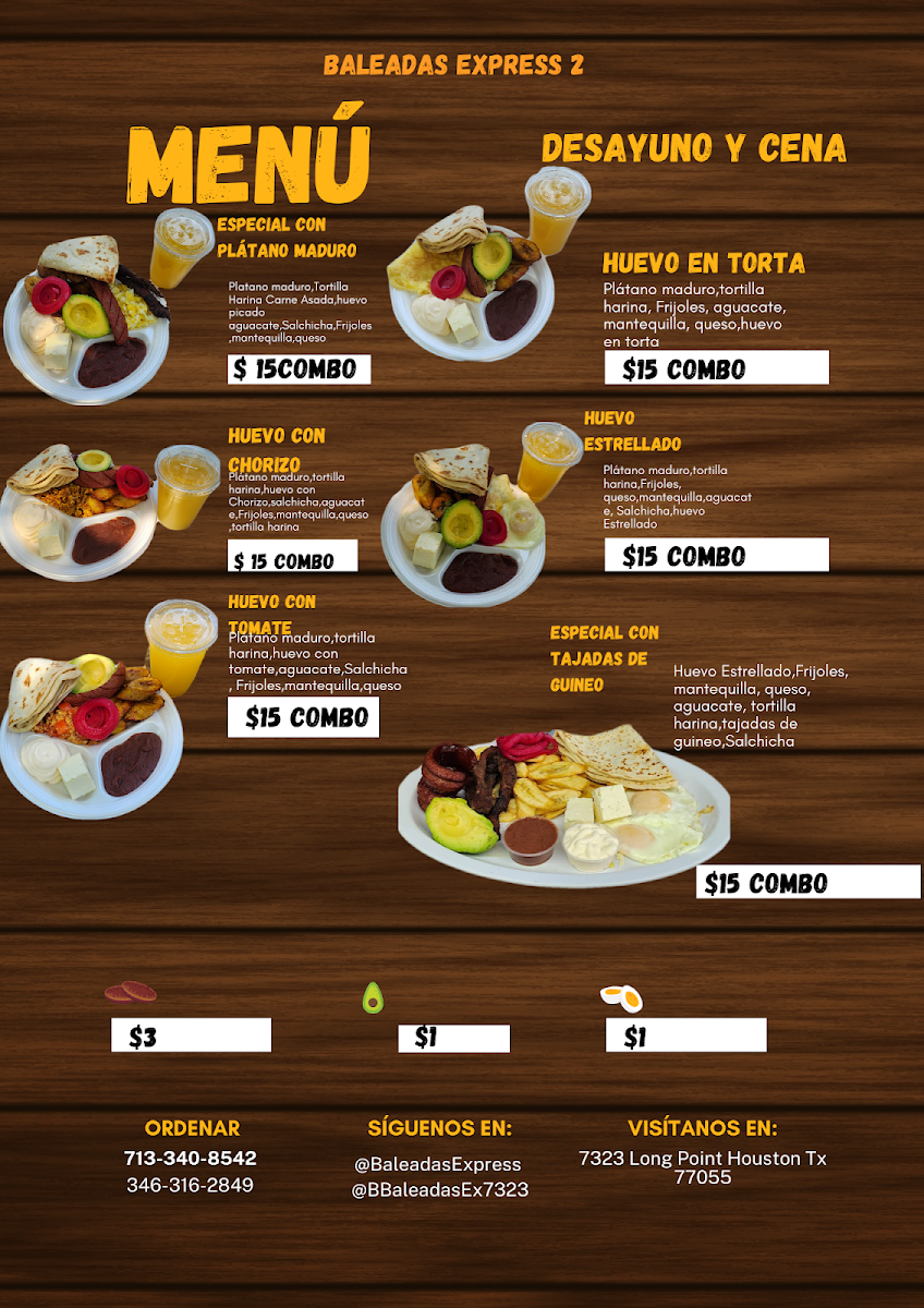 Menu Baleadas Express (Food Truck)-1